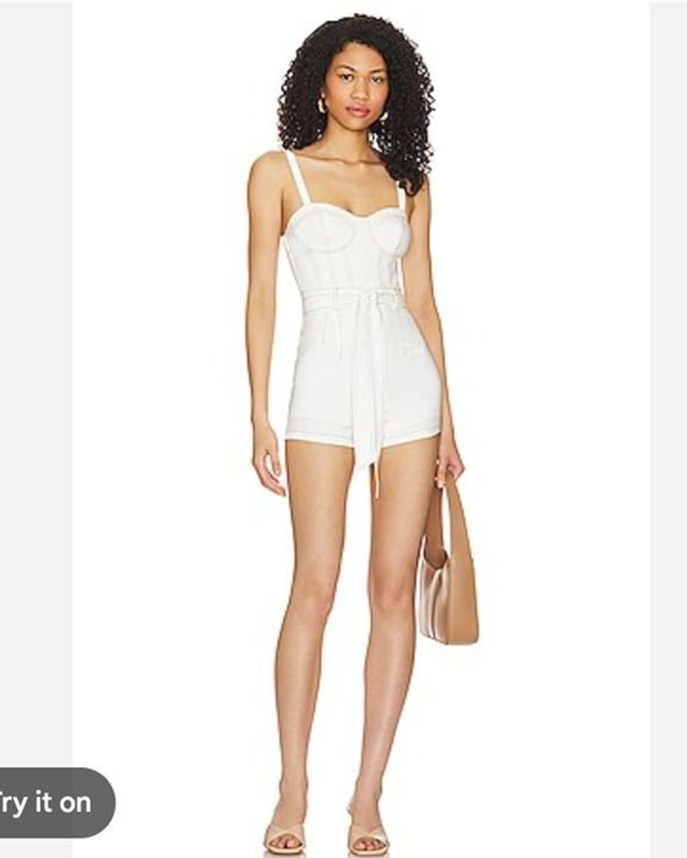 NWT Revolve More to Come Daphne Romper - Ivory